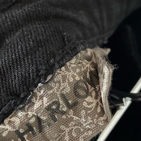 Black Jean Skirt - Picture 3 of 4